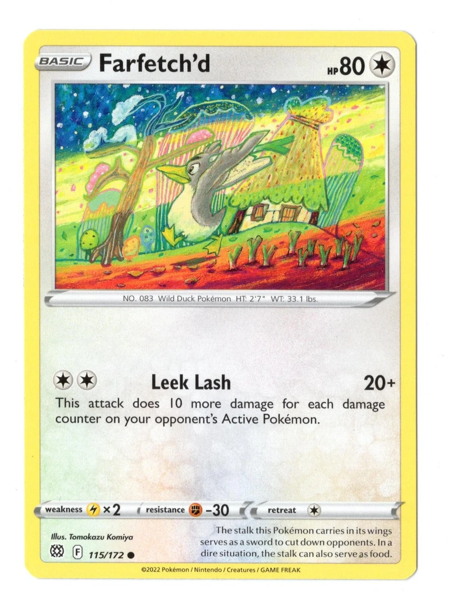 Farfetch'd 115/172 Swsh09: Brilliant Stars for sale | eBay