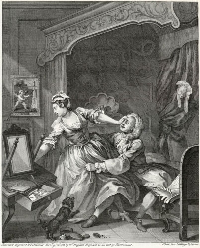 William Hogarth Print Reproductions: Before and After: 2 Fine Art Prints
