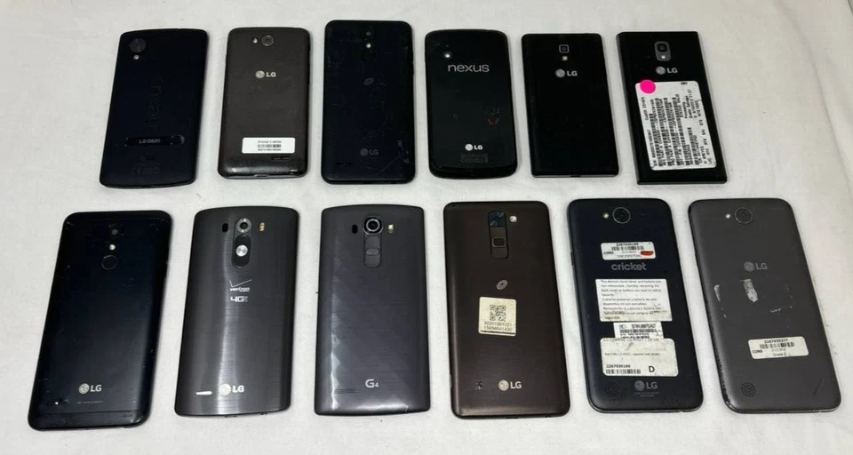 Lote 12 Smartphone LG M327 VS930 Nexus D820 E960 L70 Rebel 4 G3 G4 L7 Venta al por mayor Foto 4 de 4