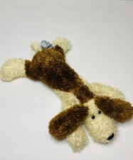 Russ Berrie Plush Dog Flap Jack Brown Beige Sparkles Beanbag 10”