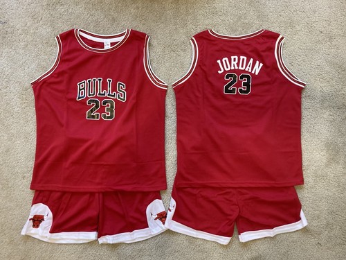 Youth Jordan Jersey Shorts Chicago Bulls Kids Basketball 2T thru Boys 14-16 - Picture 2 of 4