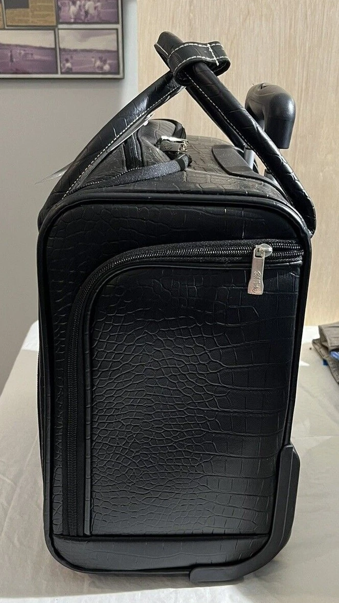 BOB MACKIE Wheeled Luggage Bag Double Handles Retractable Handle