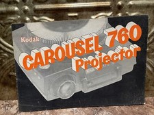 VINTAGE KODAK CAROUSEL 760 PROJECTOR INSTRUCTION BOOK/MANUAL
