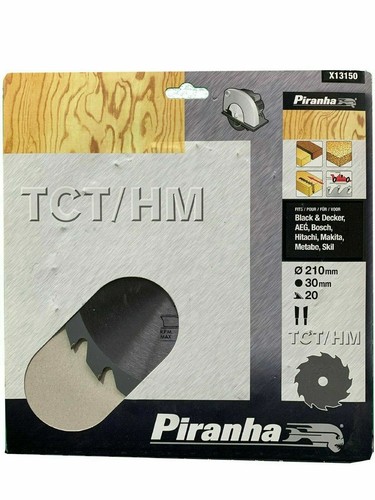 Piranha X13150 210Mm X 30Mm 20T Tct Hoja De Sierra Circular De Corte Para Madera