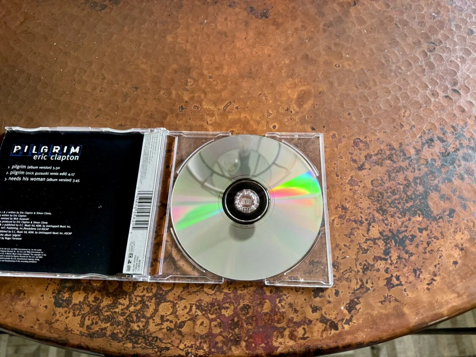 ERIC CLAPTON Pilgrim w/ RARE REMIX EDIT PROMO  radio DJ CD Single 1998 USA MINT - Image 3 of 3