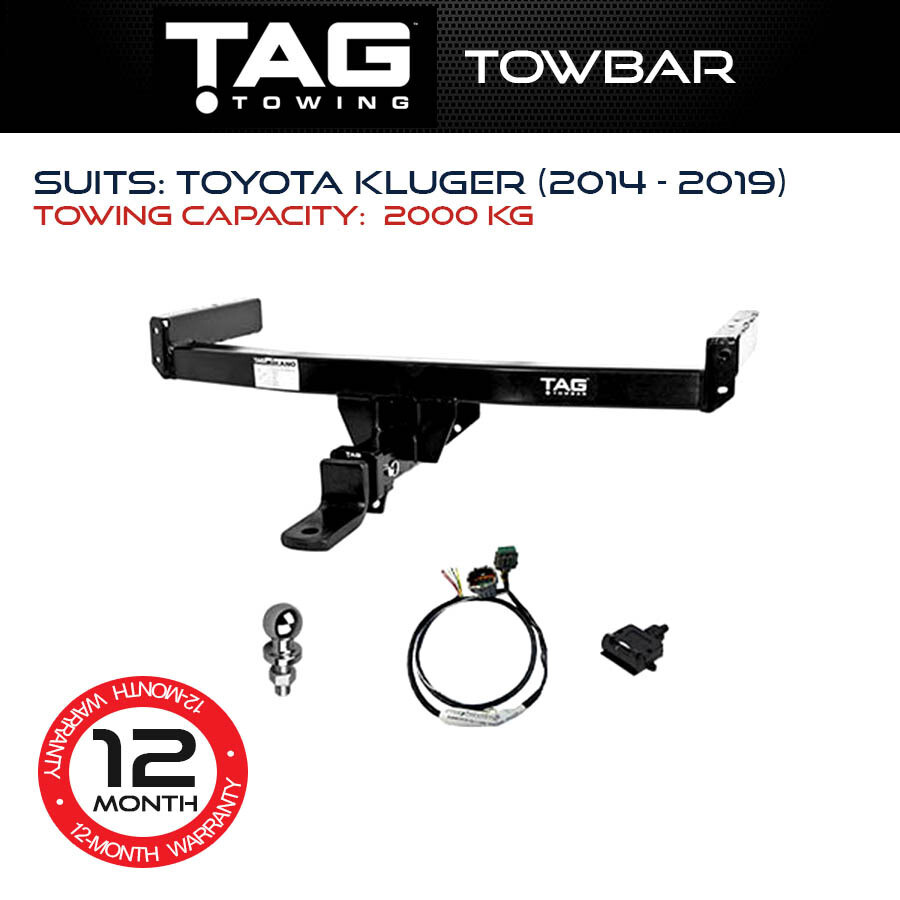TAG Towbar Fits Toyota Kluger GSU50 GSU50R 2014 2019 Towing Capacity 2000Kg eBay