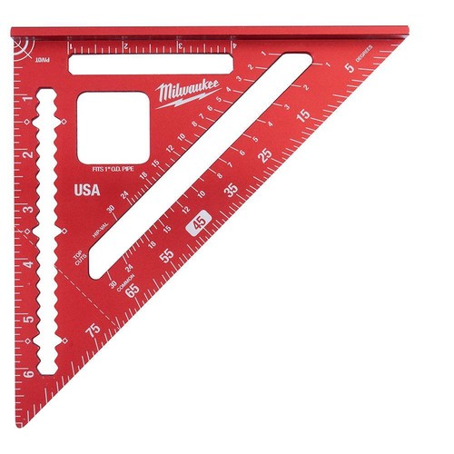 Milwaukee MLSQM070 7" Magnetic Rafter Square