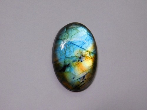 Piedra Labradorita Espectrolita Natural Multi Cabujón Piedra Preciosa 44 Cts. ME-8521 - Imagen 2 de 4