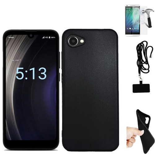 For Orbic Joy Case Flexible Gel /Tempered Glass /Crossbody Phone Lanyard - 第 4/6 張圖片