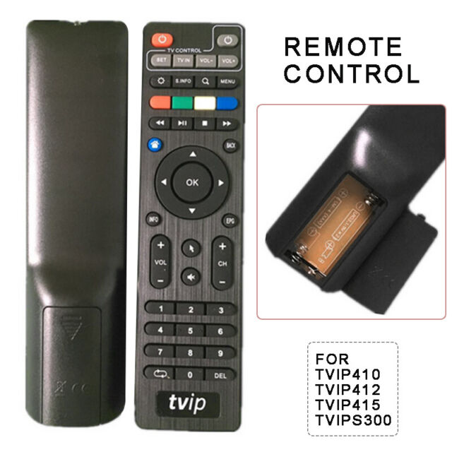 Remote Control For Tvip410 Tvip412 Tvip415 TvipS300 Black TVip Remote Control .d