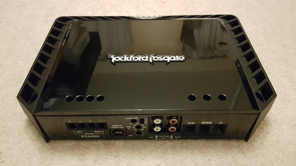 T5002 パワーアンプ　ロックフォード Rockford Fosgate Power T5002 2-channel car amplifier 75