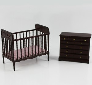 mahogany crib