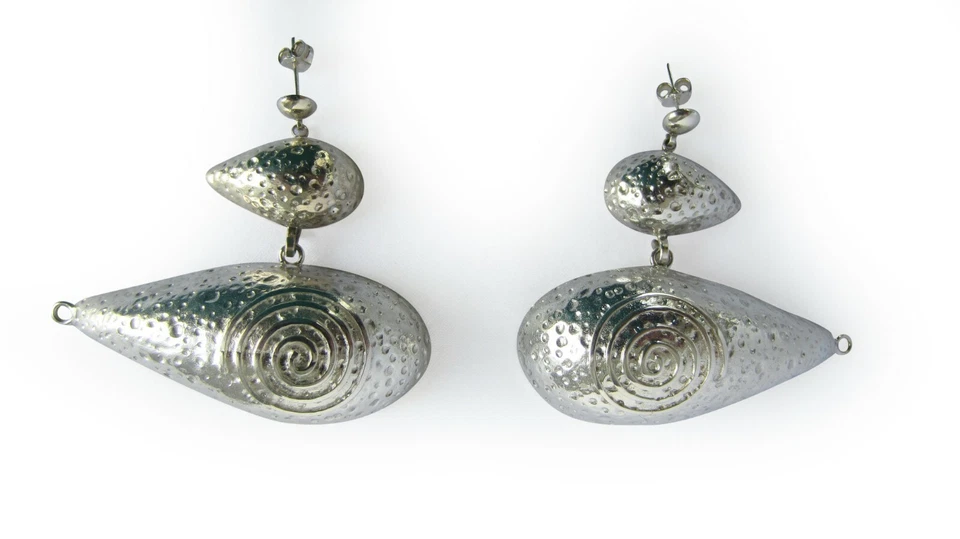 PRINCESA INCA 950 Silver Earrings ~ Spiral Jewelry - Image 4 of 4
