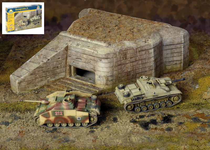 Sd.kfz 142/1 Sturmgeschutz III Fast Assembly Plastic Kit 1:72 Model ITALERI