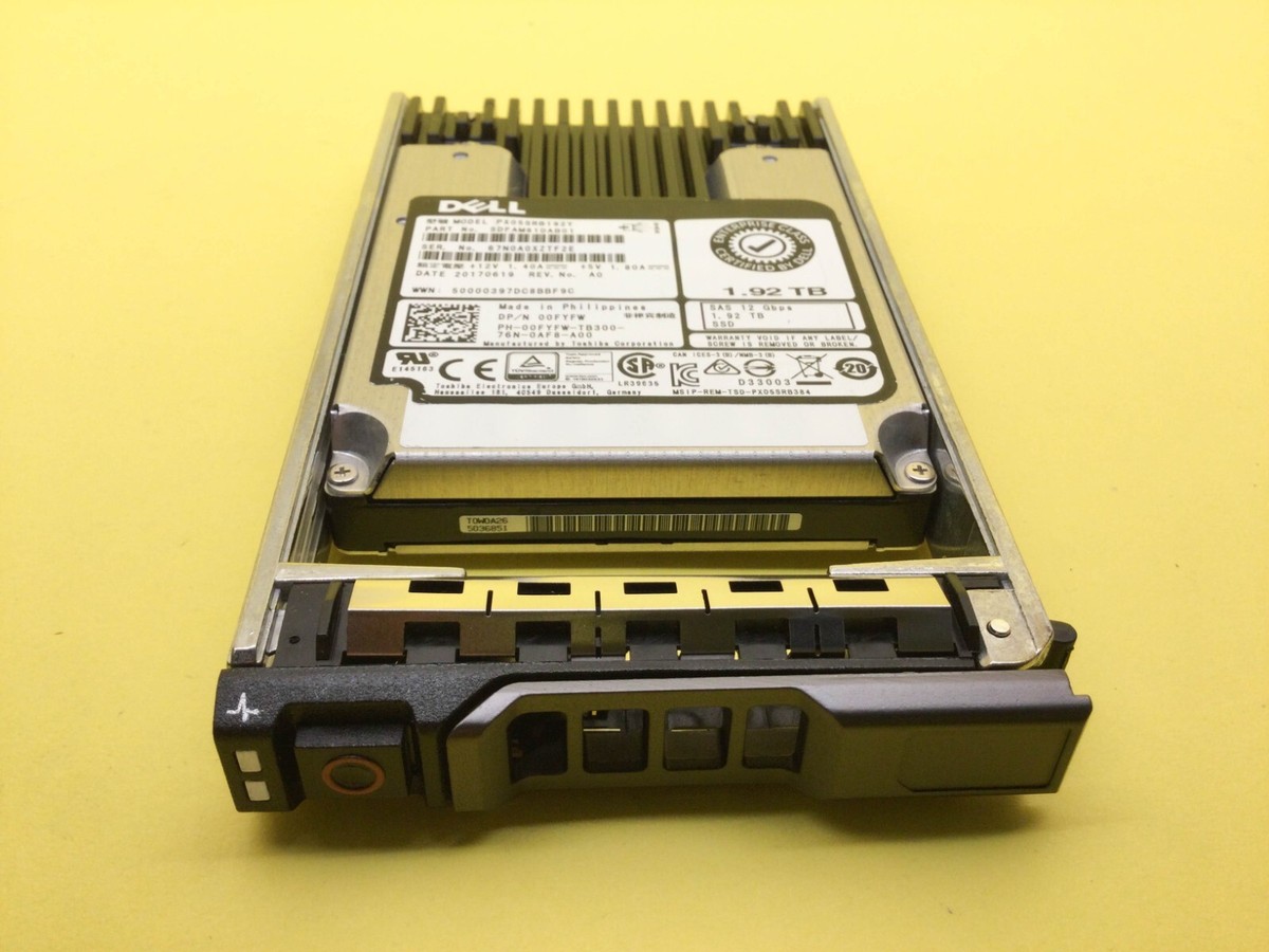 0FYFW Dell 1.92TB SAS 12Gb/s 512n Read Intensive 2.5'' SSD
