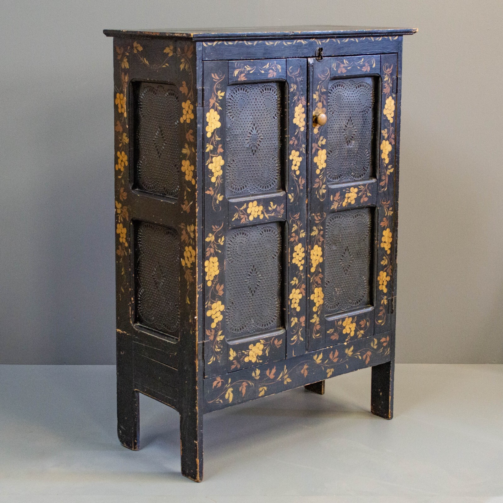 Antique American Black Painted Pie Safe eBay