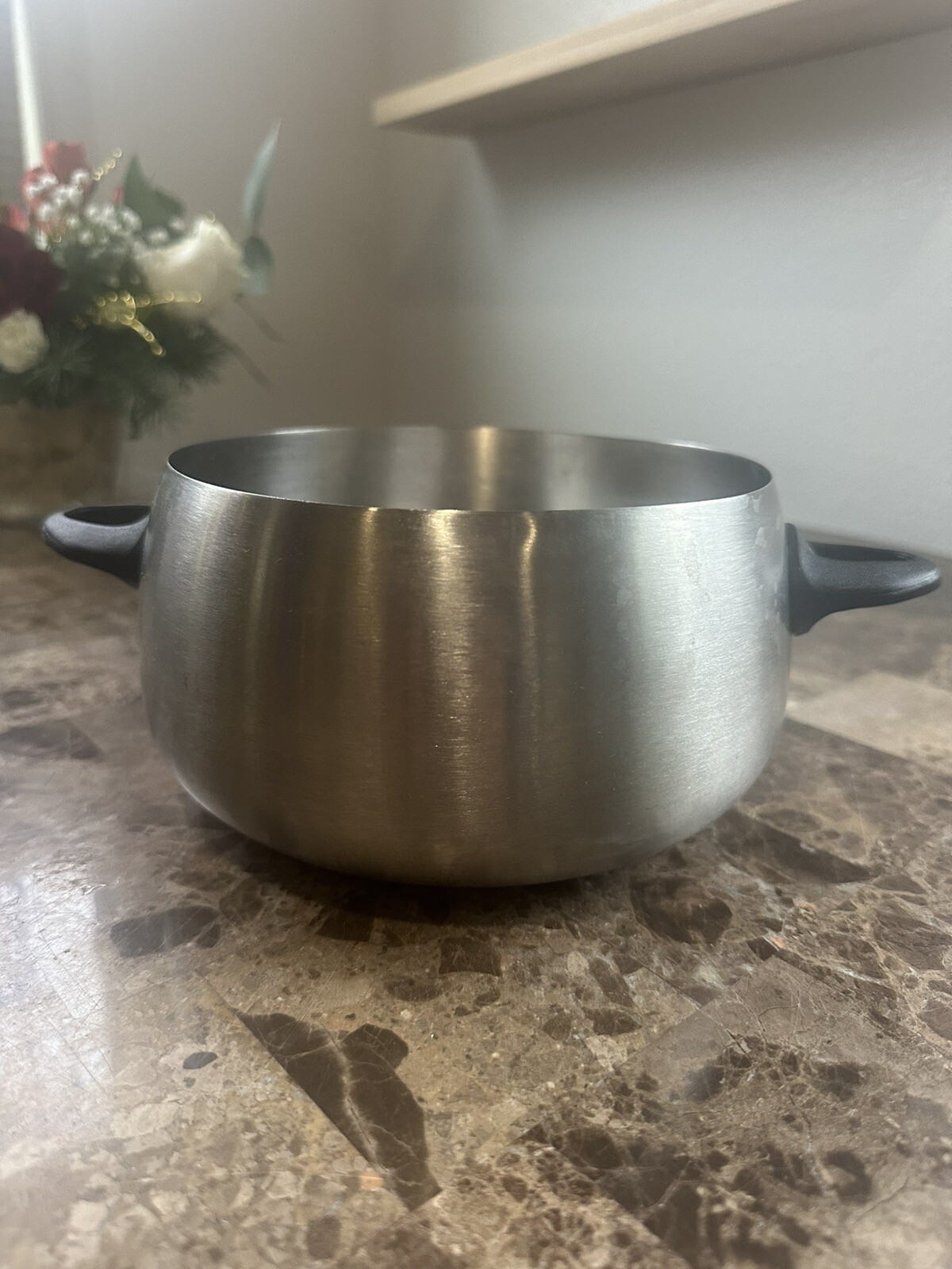 Trudeau 15 Piece Stainless Steel Fondue Set Includes 5 Stoneware Bowls