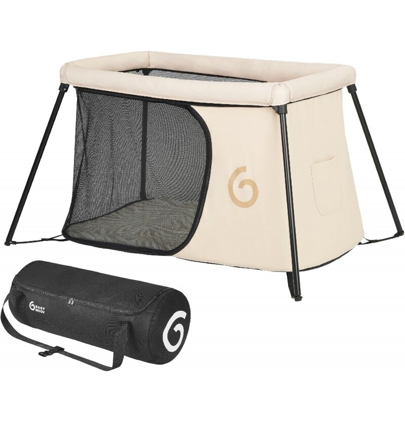 Babymoov Lettino Culla Neonato da Campeggio Pieghevole Sabbia - Moov & Sleep