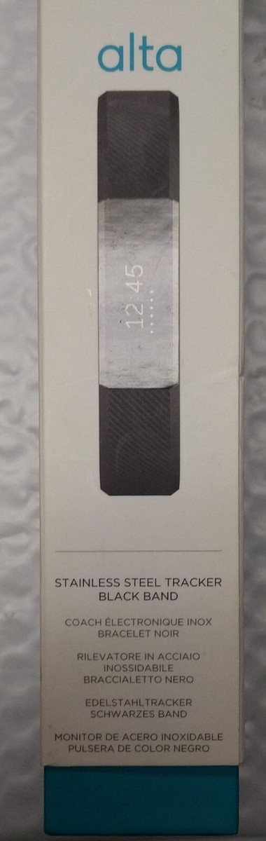 Fitbit Alta HR Black/Stainless Steel Activity Tracker