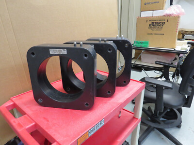 Set of 3 Square D 140R-502 5000:5 5000A Current Transformers 0.3% for 3 Phase