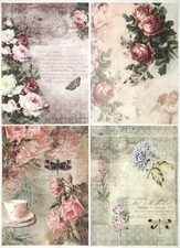 Rice Paper for Decoupage Scrapbook Craft Cats 694