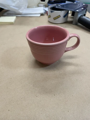 Fiestaware Pink Coffee Cup Homer Laughlin Fiesta