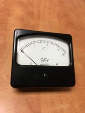 Vintage Triplett Model 420 KC 0-3.5 Panel Meter Sensitivity 1000 ohms per volt
