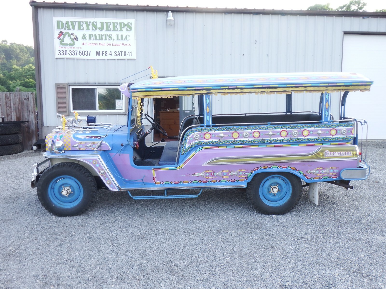 1946 Willys Custom JEEPNEY 1946 WILLYS JEEPNEY WWII MILITARY JEEP SURREY RARE FIND