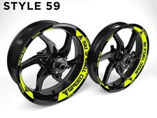 Triumph Speed Triple Rs Motorcycle Wheel Rim Wrap Decals &ndash; 17 Inch Vinyl Sticker