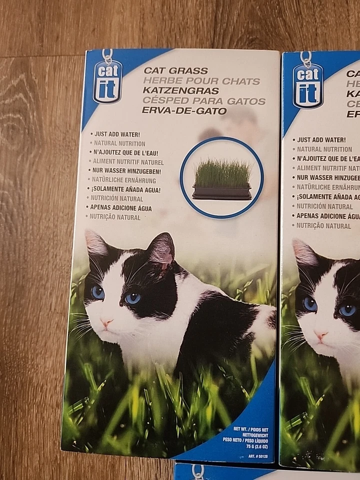 3 LOT OF CATIT CAT GRASS - 75 G (2.6 OZ) BRAND NEW  - Image 2 of 4