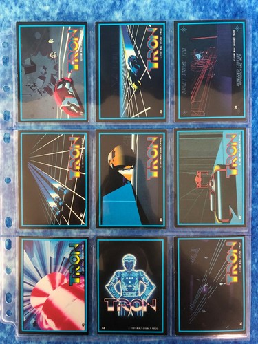 Tron complete trading card base and sticker set by Donruss 1982 Disney - Picture 10 of 19