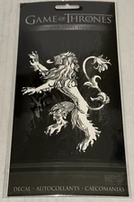 HBO Game Of Thrones House Sigil Vinyl Decal Auto 4" x 8" Lannister Sticker Lion