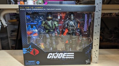 GI Joe Classified STEEL CORPS COMMANDER vs. TWIIGHT GUARD 141 Hasbro NEW