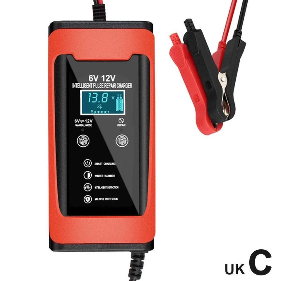 Fast Charge Cycle GEL LeadAcid Charger Universal Car Battery Charger