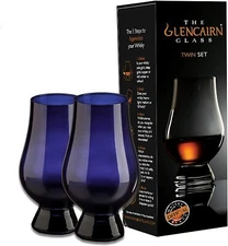 BLUE GLENCAIRN TWIN PACK SCOTCH MALT WHISKY GLASSES 