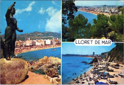 AK FACKLE EEEEE LLORET DE MAR Wasserfoto Welt Azurblau Natur AA00763