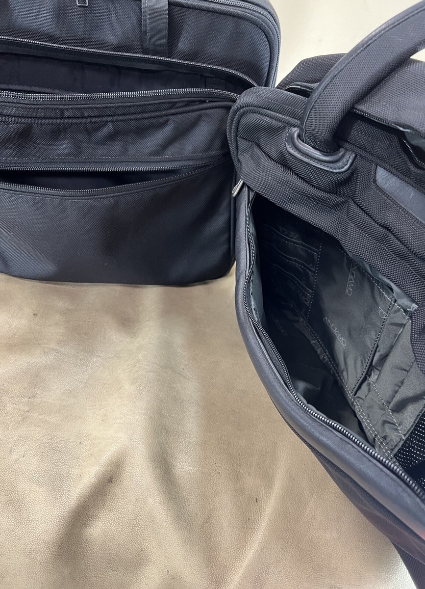 Andiamo Black Carry On 17” Bravo Exp Briefcase & 16” Wheeled