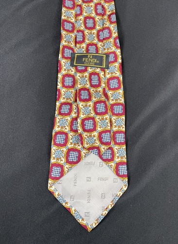 Fendi Designer-Seidenkrawatte Made in Italy für Herren. - Bild 5 von 8