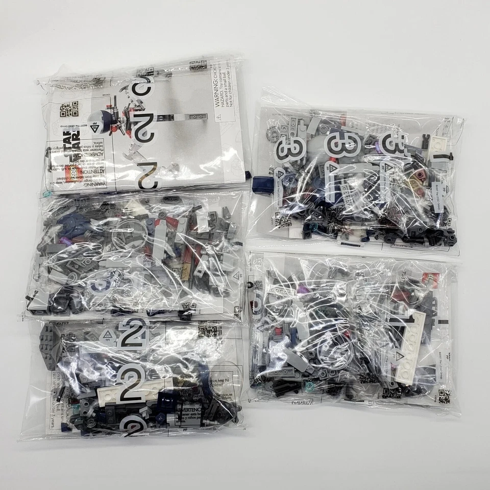 Lote de 5 SIN MINIFIGURAS Lego Star Wars Clone Trooper & Battle Droid Battle Pack Foto 2 de 2