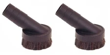 (2) Horsehair Bristle Round Dust Brush for 1-1/2" hose for ProTeam vacuum 100110