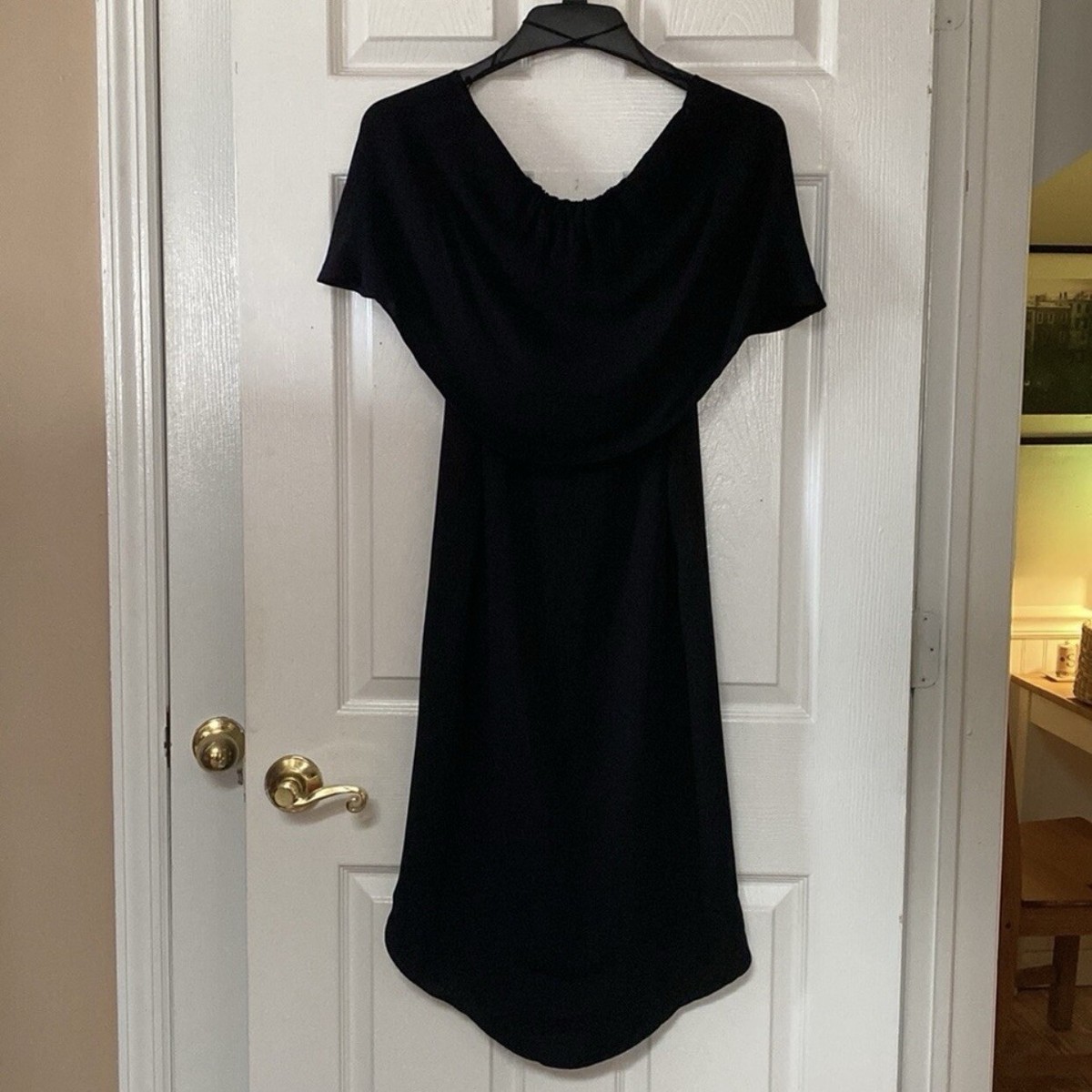 Jil Sander Black Gothic Cape Avant Garde Dress View 5