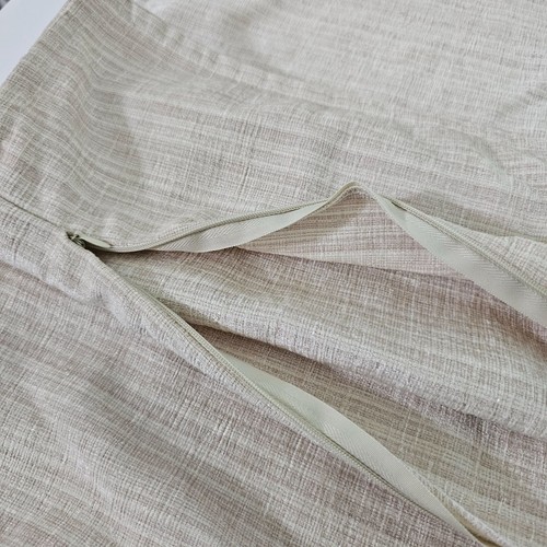 Two Dwell Studio Decorative Throw Pillowcases 20x20 Beige 100% Cotton《841》M - Picture 3 of 6