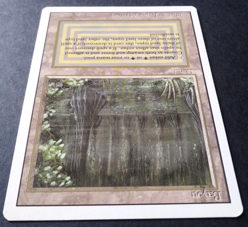 1x Bayou MTG **MT/NM (Revised, English) Dual Land | eBay