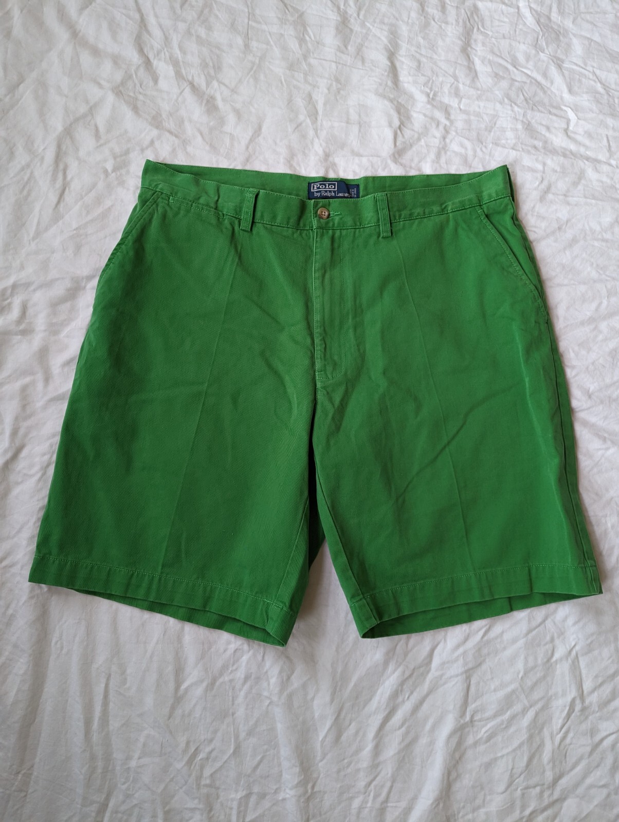 Polo Ralph Lauren Mens Shorts 36 Green Vintage Prospe… Gem