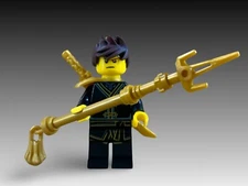 LEGO NINJAGO Kai Mini figure Wu-Cru Training Gi Black Outfit