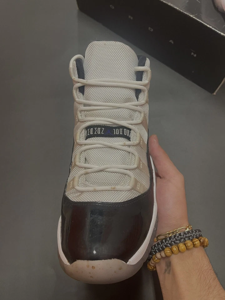 Sz. 7Y Nike Air Jordan 11 Retro Concord 378038-107 WHITE/BLACK-DARK CONCORD Foto 3 de 4