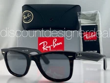 Ray-Ban Wayfarer Sunglasses Havana Frame Light Gray Lens RB2140 1382/R5 50mm NEW