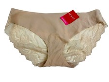 Spanx Panty Undie-Tectable Floral Lace Bikini Lightweight Smoothing Sz XL