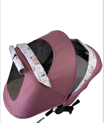 Custom made Mauve pink bugaboo bee 5 canopy slightly used.