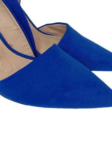 MANGO Zapato Tacón Mujeres Tacones Talla EU 39 azul elegante - Imagen 3 de 5